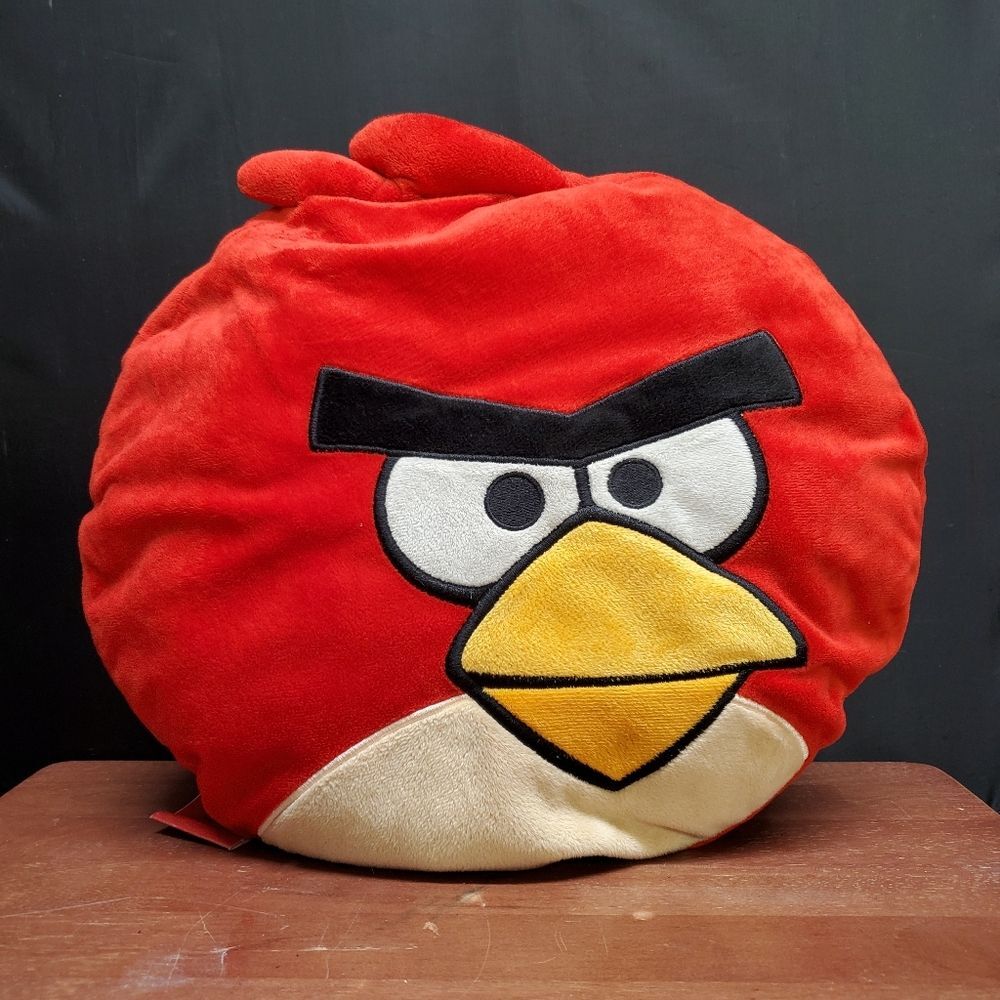 Angry Birds Red Bird Throw Stuffed Soft Plush Pillow